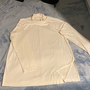 J. Jill Cream Luxe Supima Turtleneck Tunic